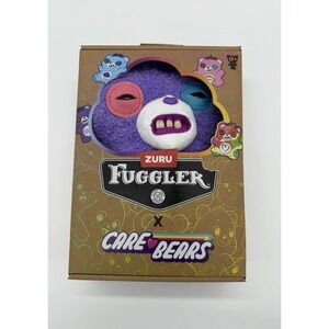 FUGGLER X Care Bears Share Bear Purple Funny Ugly Monster Plush Zuru NEW